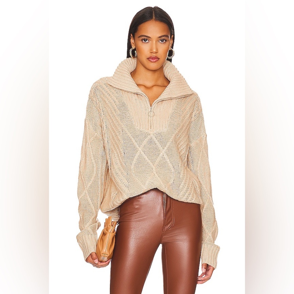 Jax Knit Sweater in Beige SNDYS